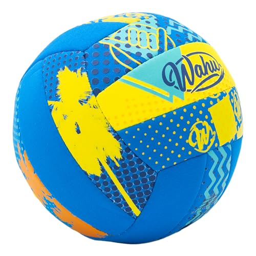 Wahu 100 Waterproof AllPurpose Mini Pool Ball for Beach Soccer and More 65 Round Water Ball for Beach and Pool Sports Games Blue - Image 5