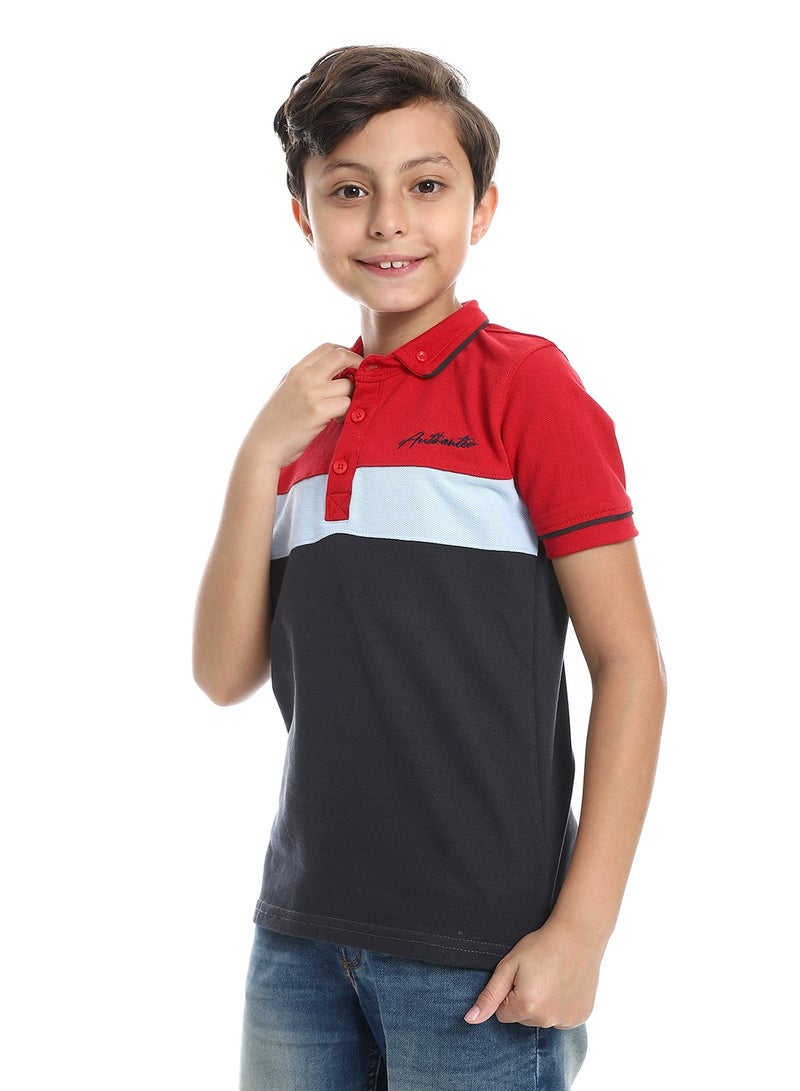 Boys Collared Neck Polo Shirt
