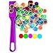 Dacefloy Magnetic Wands and Bingo Chips Set Magnet Wand 100 Multicolour Metal Ringed Discs Kids Science STEM Kit Learning Accessories Family Game Night Tokens - Image 2