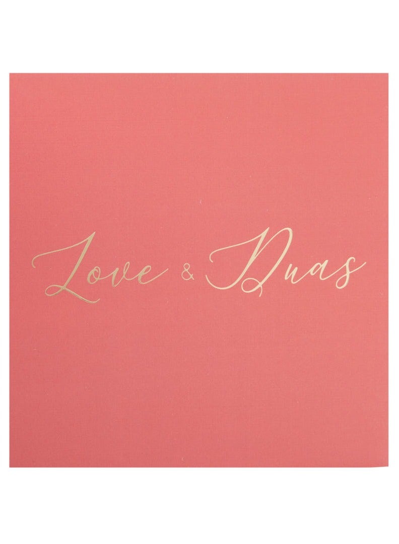 Peacock Supplies Luxury Foiled Greeting Card Love And Duas - Image 1