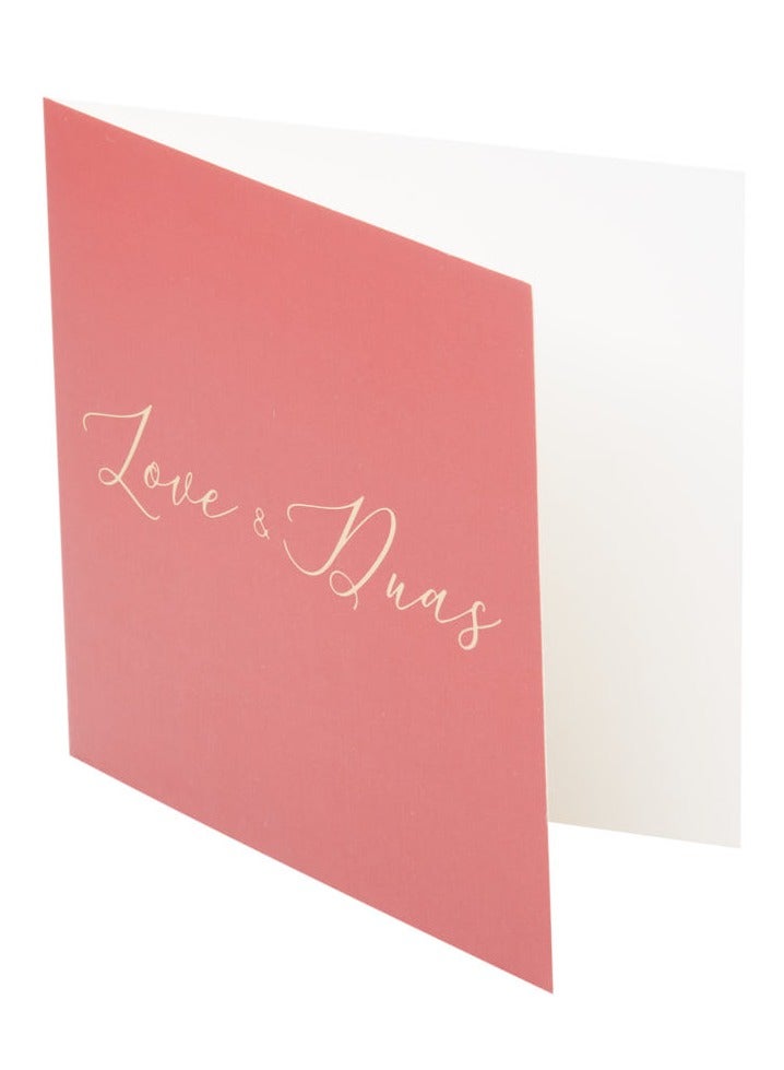 Peacock Supplies Luxury Foiled Greeting Card Love And Duas - Image 4