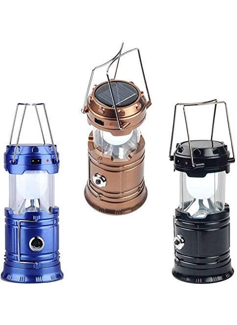 Rexmon - Rexmon Solar Emergency Light Bulb Lantern Travel Camping Lantern Assorted Colours - Image 1
