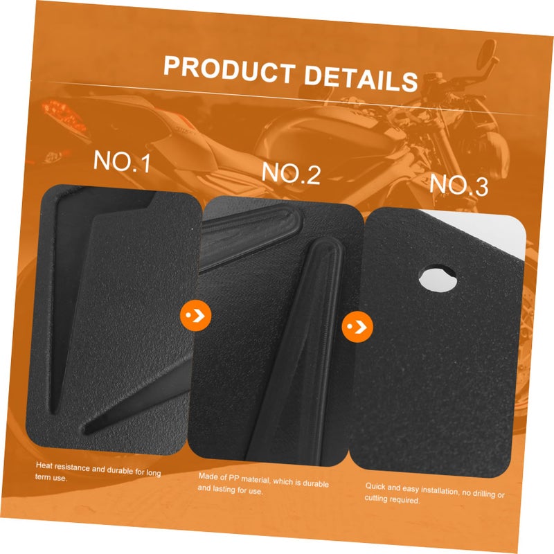 Universal Front Motorcycle Mudguard Splash Guard Compatible Chopper 150NK 150 Durable - Image 4