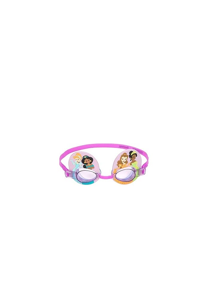 Bestway Deluxe Disney Princess Swim Goggles – Adjustable, Comfortable Swimming Goggles for Kids with Princess Design - Image 1