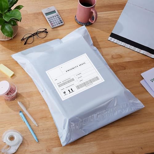 Securement Courier Bags with Pod - 55 Microns Ecommerce Packaging, Envelopes, Pouches & Covers -, 24 x 26 Inch, White and Black, Pack of 100 - Image 5