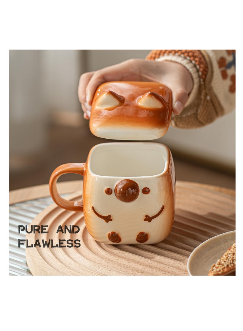 Adorable Anime Coffee Mug, Creative Porcelain Cup for Tea and Coffee, Perfect Gift for Anime Fans and Kawaii Lovers, Fun and Unique Design for All Ages - Image 4