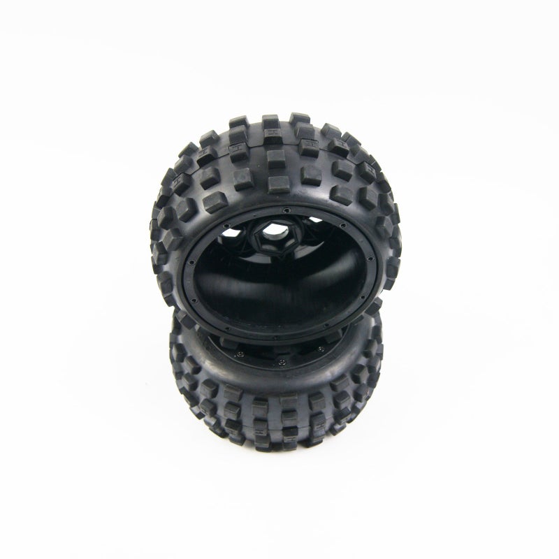 TITRACING RC Car OffRoad Knobby Rear Tire Set for Rovan HPI Baja 5B King Motor Buggy 15 - Image 2