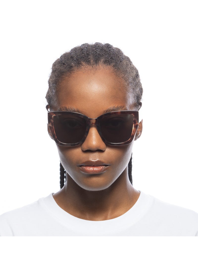 AIRE HAEDUS Oversized Square Sunglasses for Women – Tortoise Shell Frame, UV400 Protection, Bold Designer Look, Lightweight Retro Shades for Travel, Casual & Daily Style - Image 4