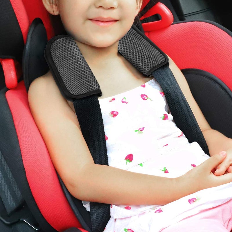 Accmor Car Seat Straps Shoulder Pads for Baby Kids, Soft Car Seat Strap Covers, Seat Belt Covers for Car Seats, Pushchair, Stroller - Image 3
