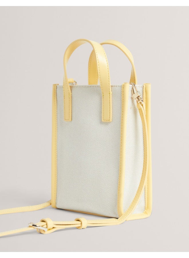 Ted Baker حقيبة أيقونية مزخرفة صغيرة من القماش الزهري - Image 4