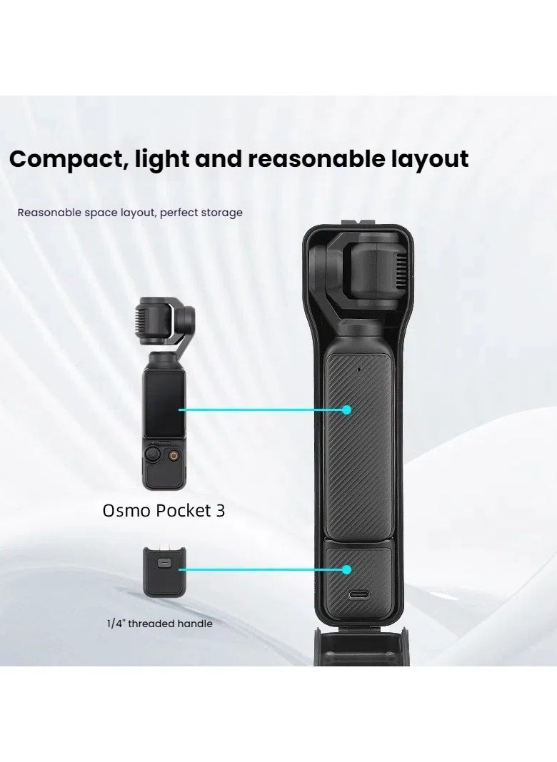 Generic DJI Osmo Pocket3 hardcore protection! Splash-proof and drop-proof handheld storage case with precision fit  - Image 5
