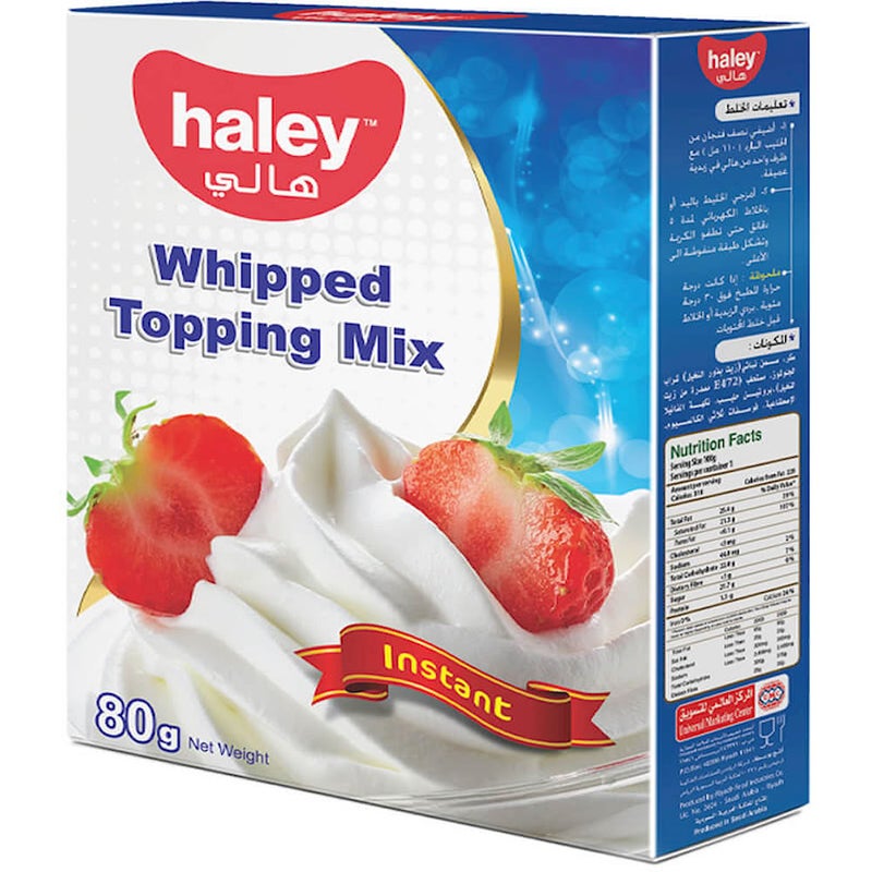 Haley Whipped topping mix, 80g