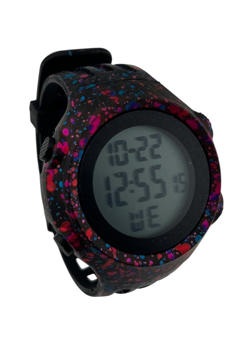 Digital Sports Watch with Modern Color Design and LED Display – Unisex Casual Style - Image 1