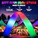 HONLYNE 205 PCS Foam Glow Sticks Glow Sticks Bulk Party Pack Glow In Tthe Dark Party Supplies Glow Foam Sticks Bulk with 3 Modes Colorful Flashing Foam Light up Sticks for Wedding Raves Birthday - Image 4