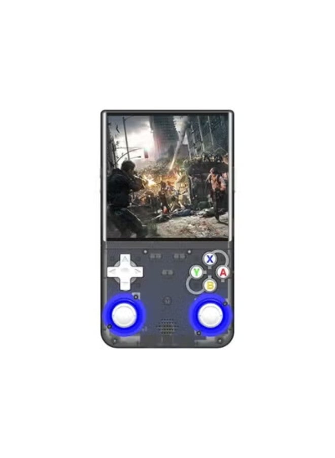 ELTRAZONE R36 Ultra Retro Handheld Game Console with 64GB Built-in Storage, 20,000+ Classic Games, 3000mAh Rechargeable Battery, Supports 20+ Emulators, Linux System, 4.0-Inch IPS Screen, Portable Pocket Arcade Gaming Device in Transparent Black – Perfect for Travel, Retro Gaming, and Nostalgic Fun - Image 1