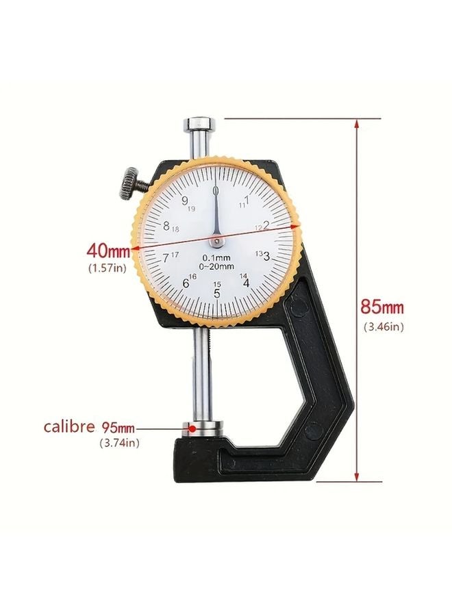 0 20mm Flat Head Mechanical Thickness Gauge Handheld Rust Resistant Metal Carpentry Tool - Image 4
