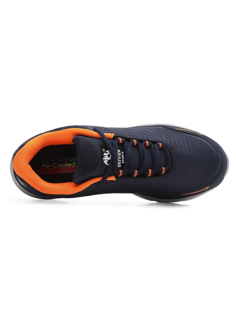 Sky View SKYVIEW Mens Sports Shoes Tennis Athletic Fashion Sneakers Lightweight Breathable Non Slip Walking Jogging Workout Gym Running Footwear Blue  - Image 5