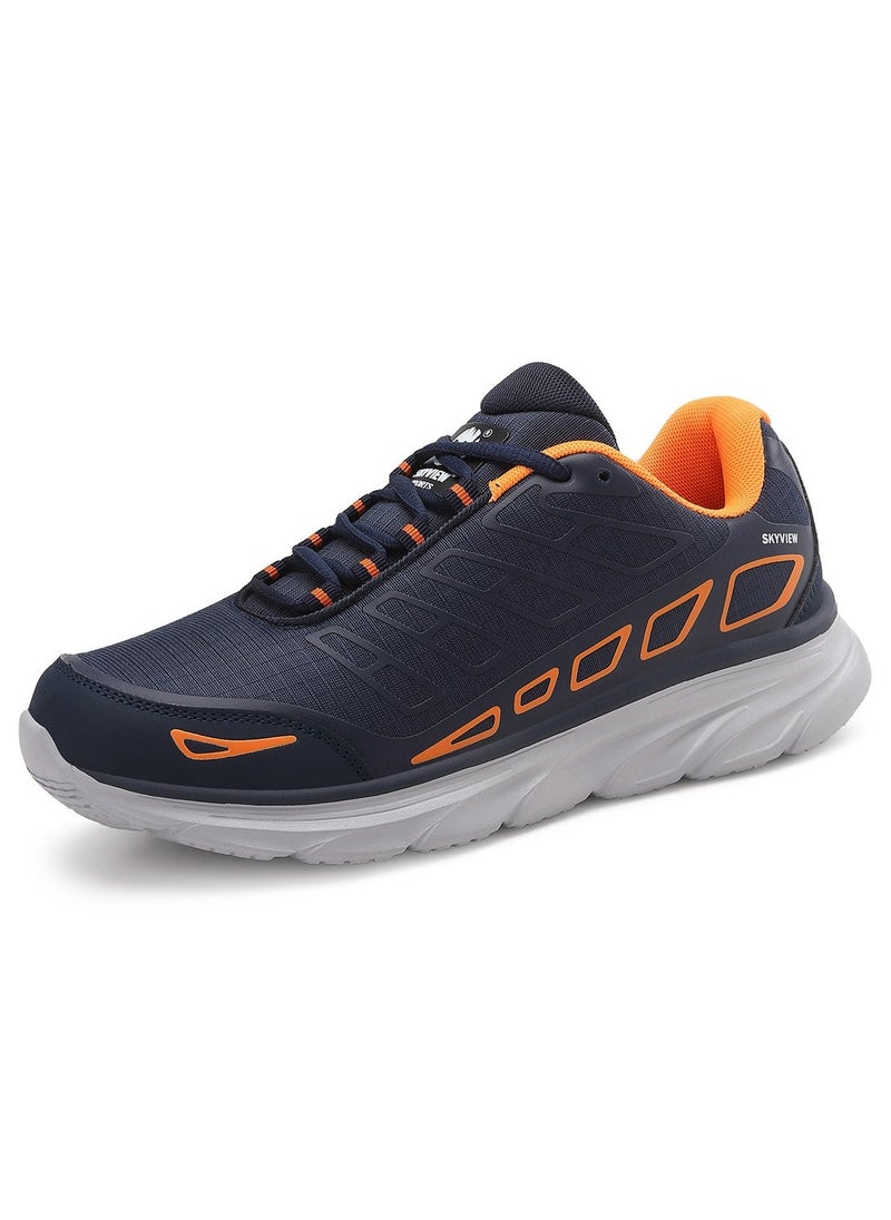 Sky View SKYVIEW Mens Sports Shoes Tennis Athletic Fashion Sneakers Lightweight Breathable Non Slip Walking Jogging Workout Gym Running Footwear Blue  - Image 1