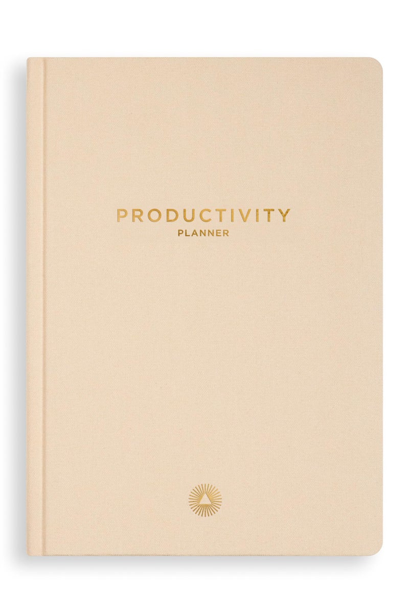 Intelligent Change - 3-Month Productivity Planner, Productivity Tools for Time-Management and Mindfulness, Daily To-Do List, A5 Undated Quarterly Planner, Beige (Beige) - Image 1