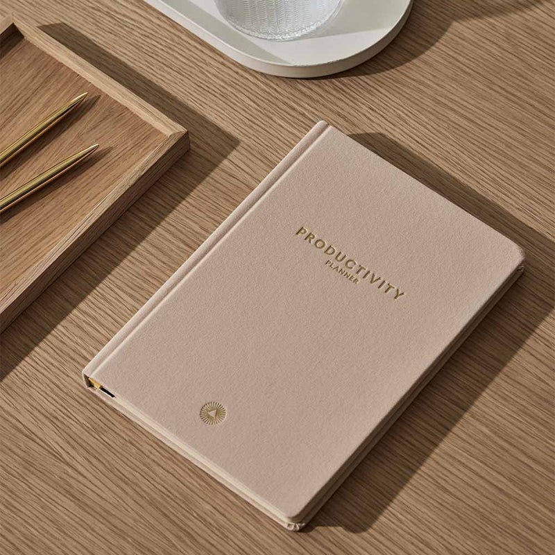 Intelligent Change - 3-Month Productivity Planner, Productivity Tools for Time-Management and Mindfulness, Daily To-Do List, A5 Undated Quarterly Planner, Beige (Beige) - Image 2