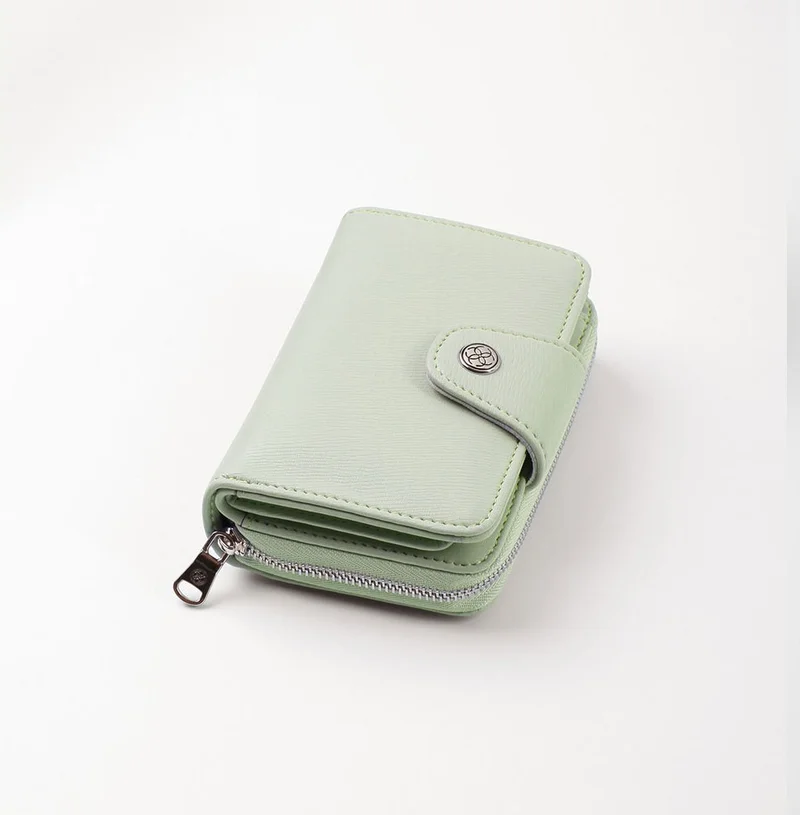 جنكيز باكيل Women's Wallet Women's Wallet Small Size Light Green 13cm x 9cm