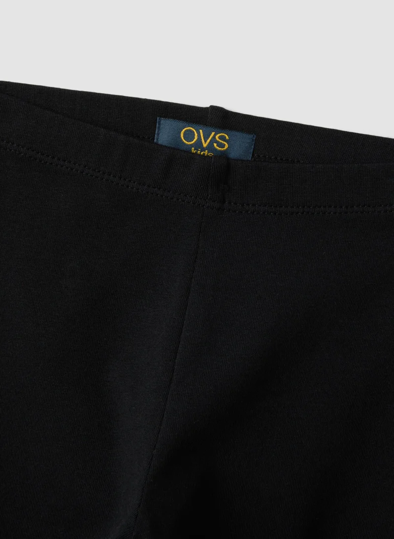 Ovs  OVS Girlsâ€™ Black Skinny Leggings In Stretchy Organic Cotton for Women | Best Price UAE