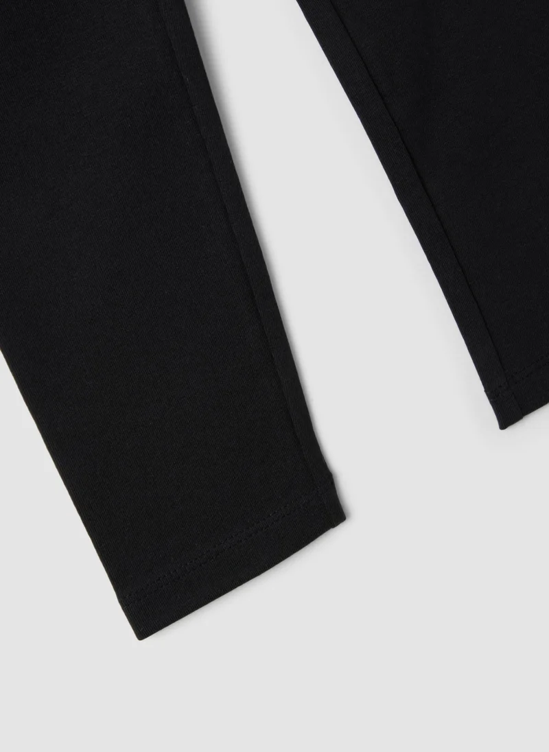 Ovs  OVS Girlsâ€™ Black Skinny Leggings In Stretchy Organic Cotton for Women | Best Price UAE