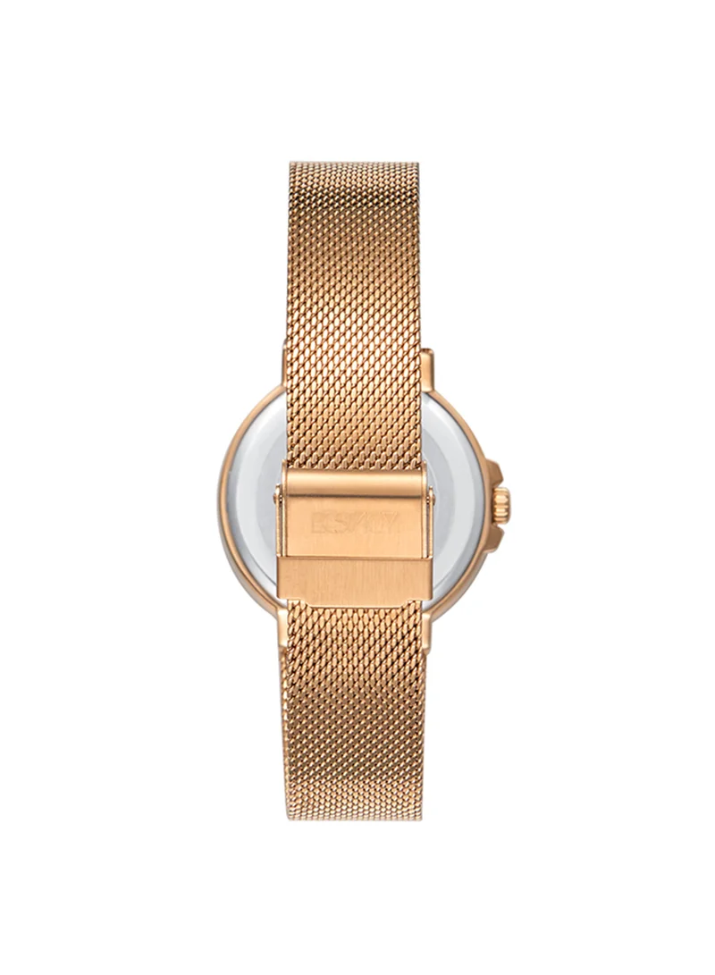 ECSTACY Women's Chronograph Round Shape Stainless Steel Wrist Watch E23603-RMKP - 38 Mm