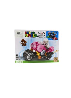 Generic Super Plumber Racing Mario Building Blocks - 60:90 Parts - Assorted Shapes - No:1286  - Image 3