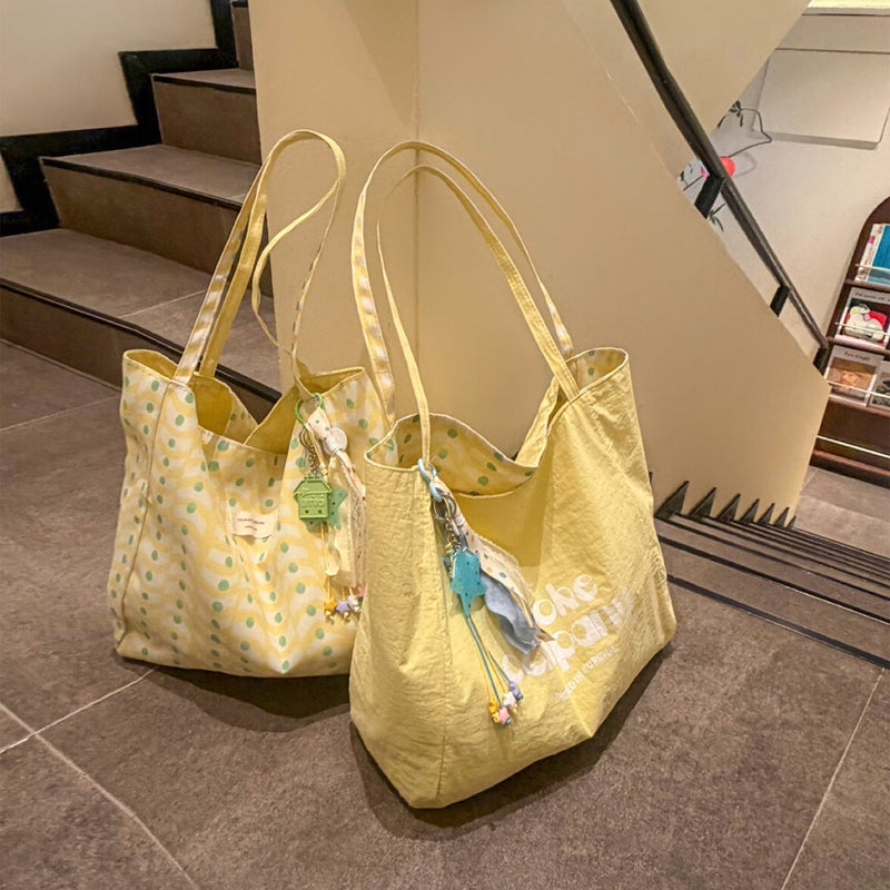 Korean Style Canvas Tote Bag for Women - Image 3