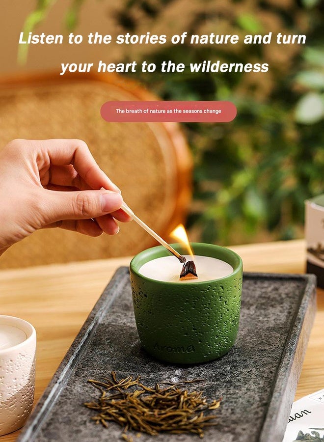 Yuhuan 6pcs Scented Candles Gift Set Aromatherapy Candle Smokeless with Natural Soy Wax, Portable Relaxing Travel Tin Candle Various Fragrances Jar Candles for Bath Yoga Sleep Festival Wedding Party Gifts - Image 4