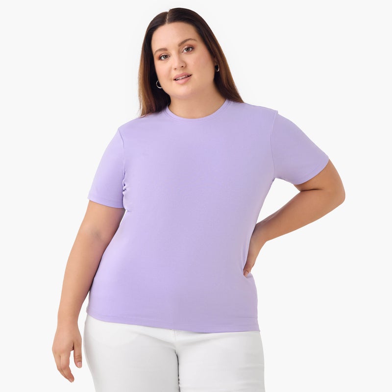 سبلاش فيڤ تيشيرت بياقة دائرية بقصة ضيقة - Image 2