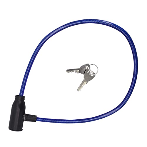 Pivalo PVMSHL6 Heavy Duty Helmet Lock Anti-Theft Multipurpose Steel Cable Safety Lock with 2 Keys for Bike, Bicycle & Cycle (Color May Vary) - Image 1