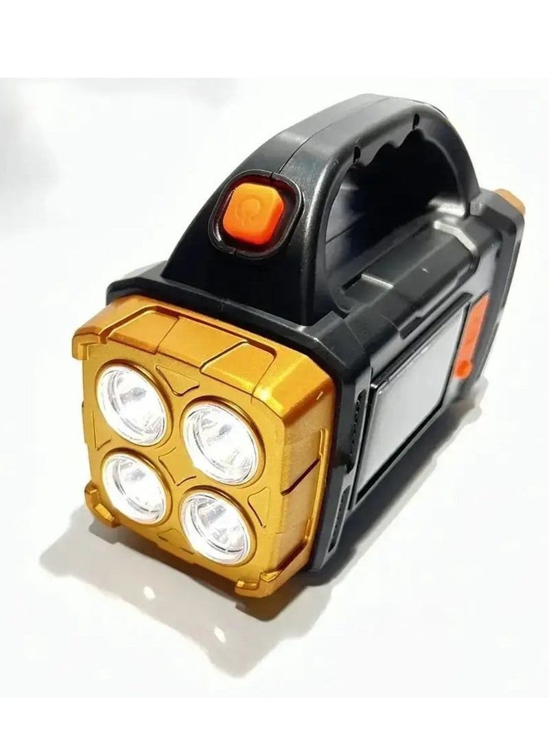 hurry bolt Emergency Light Hand Lamp Solar USB Rechargeable Powerful Work Light HB-1678  - Image 4