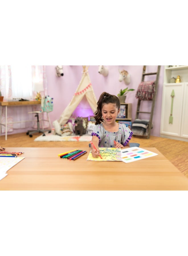 Crayola 10 علامات عطرية قابلة للغسل من فاين لاين - Image 5