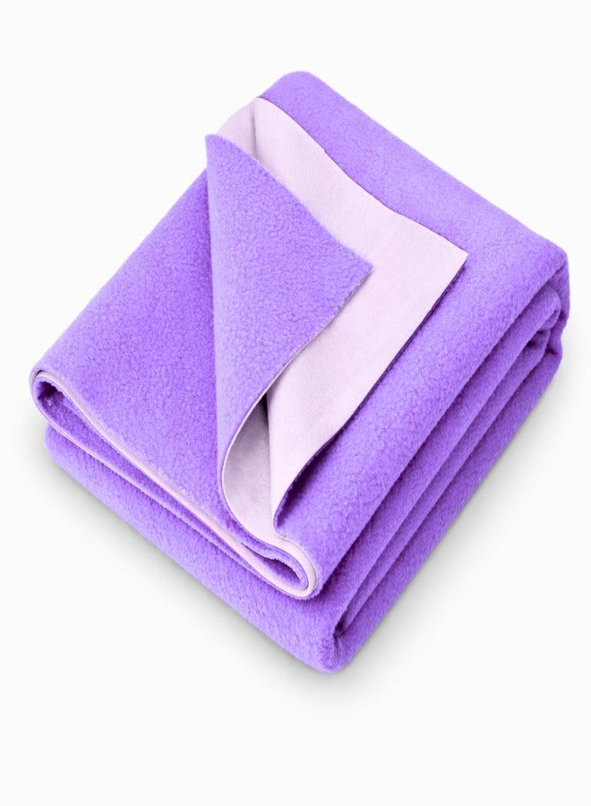 Vastrora Reusable Waterproof Dry Sheet for Baby & Adults | Extra Absorbent Urine Sheet, Quick Dry Soft Breathable Fleece Rubber Sheet Alternative | Bed Wetting Mat (Pack of 1 | Medium | 100x70 cm) - Image 1