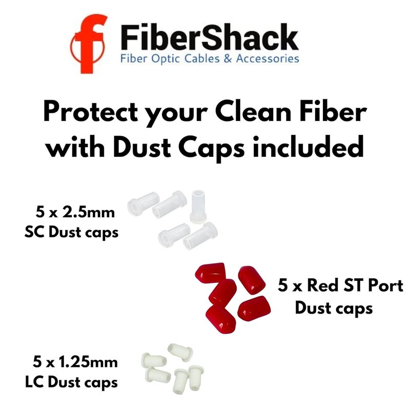 Fibershack - Fiber Optic Cleaning Box. A 2.5mm SC Fiber Cleaner & 1.25mm LC Fiber Cleaner. Our 500+ use Optical Connector Cleaning Tool is a Crucial Addition to Your Kit - Image 3