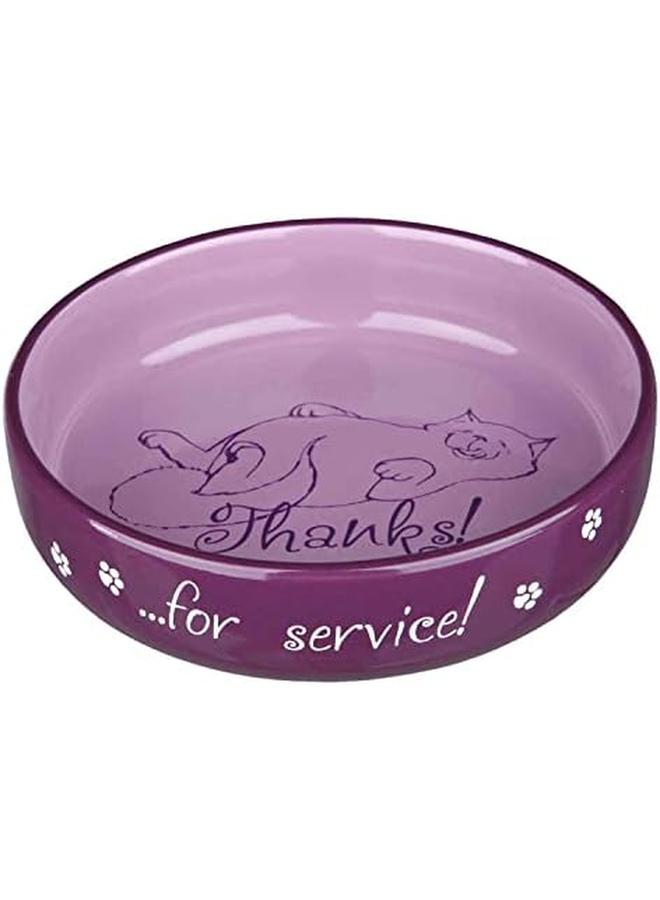 Trixie Cat Bowl For Short Nosed Breeds Ceramic - Image 2