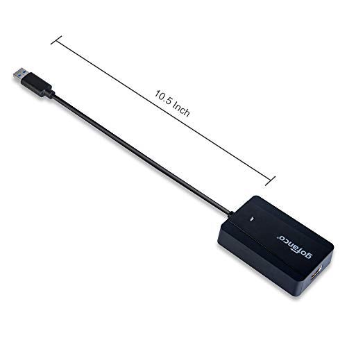 gofanco USB 3.0 to HDMI Video Graphics Adapter for Multiple Monitors - Up to 2560x1440 for Windows and macOS, DisplayLink Chip, Includes HDMI-to-DVI Adapter, USB 3.0 Video Adapter (USB3HDMI) - Image 3
