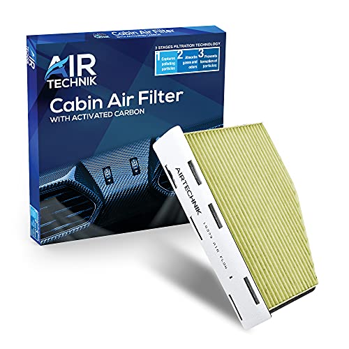 AirTechnik فلتر هواء المقصورة AirTechnik CF10373 PM2.5 مع الكربون النشط | يناسب أودي A3، A3 كواترو، Q3، TT كواترو، فولكس فاجن بيتل، كادي III، CC، تيغوان، EOS، جولف، GTI، جيتا، باسات، R32، رابيت - CUK2939 - Image 1