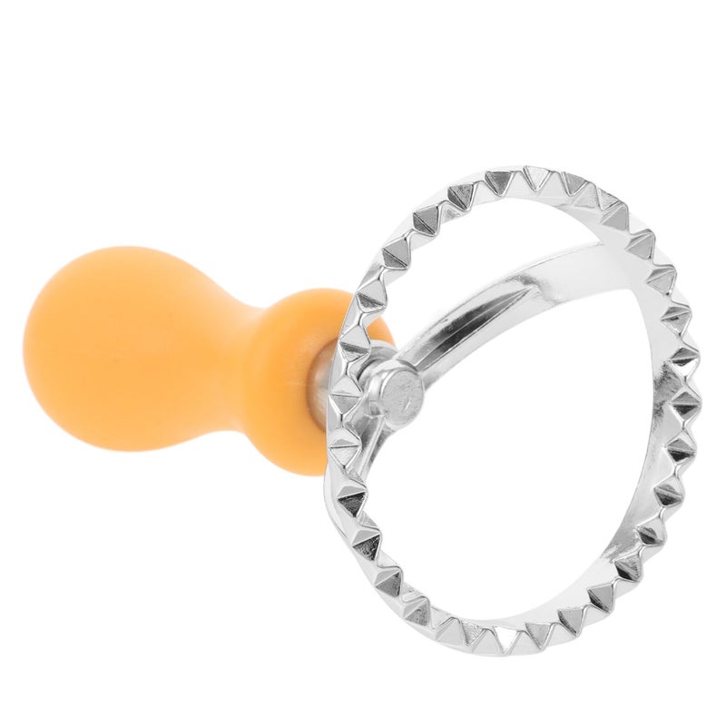 Zinc Alloy Fluted Pastry Cutter Wheel For Baking Dumplings Ravioli Pasta - Image 2