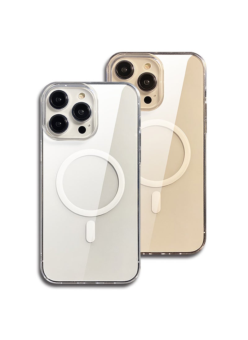 Generic - 15 Pro Magsafe Case Clear【Stronger Magnets】【Thickened TPU Protection】Anti-Yellow&Anti-Scratch, Ultra Slim, Magnetic Magsafe Cover for iPhone 15 Pro 6.1inch Clear Clear - Image 1