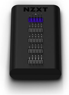NZXT Internal USB Hub Gen 3 Additional 4 USB 2.0 Devices Magnets, 3M Dual Lock 5V DC internal Connector Black | AC-IUSBH-M3  - Image 1