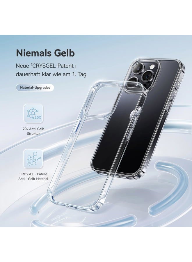 CASEKOO for iPhone 13 Pro Case Crystal Clear, [Not Yellowing][Military Drop Protection] Protective Shockproof for iPhone 13 Pro Phone Cover 6.1 inch 2021, Clear - Image 2