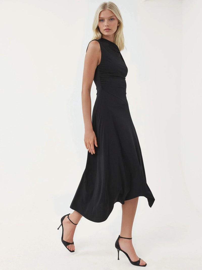 BUSEM Accessory Detailed Asymmetrical Midi Dress - Image 2