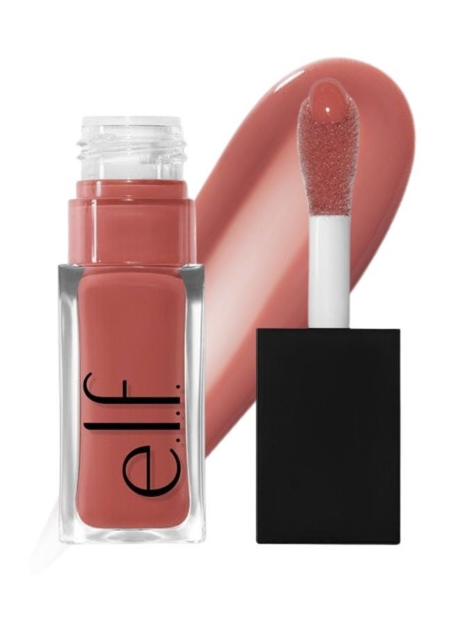 elf e.l.f. Glow Reviver Lip Oil – It’s Giving Guava (Sheer Guava Pink Shade) Hydrating High-Shine Nourishing Lip Oil with Squalane & Fruit Oils – 7.6 ml - Image 1