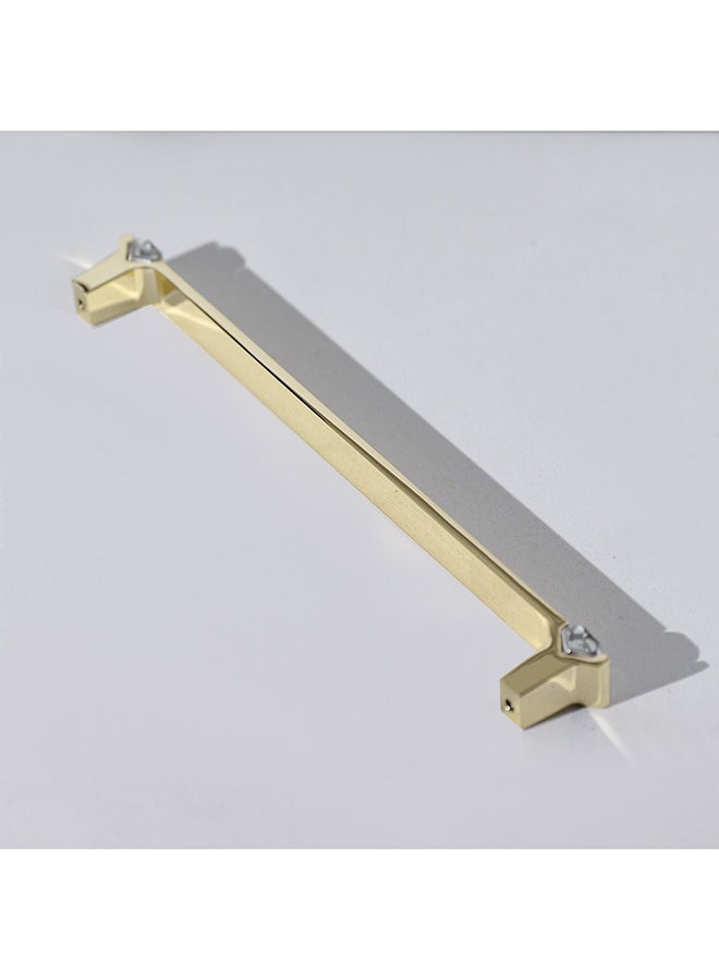 milano Milano Lucy Crystal Cabinet Handle  – Elegant Zinc Alloy Drawer Knob with Sparkling Design for Cabinets, Wardrobes, Dressers & Furniture Large Gold  - Image 2