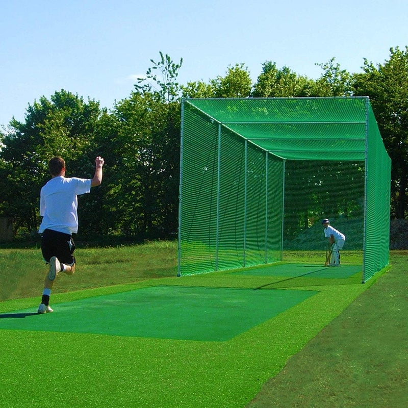 RAISCO 40x10 Ft Green Nylon Cricket Practice Net | 0.5mm Thick Durable Sports Net - Image 2