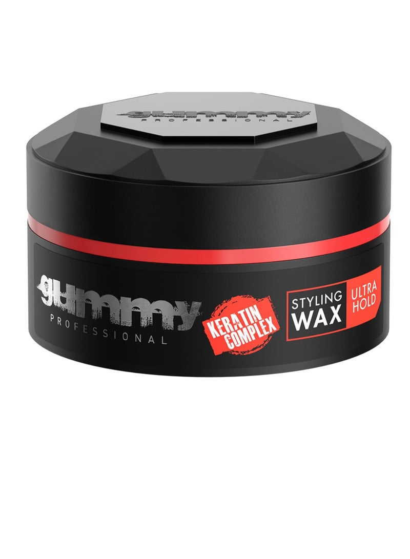 شمع تصفيف الشعر المطاطي فائق الثبات، أحمر 150 مل