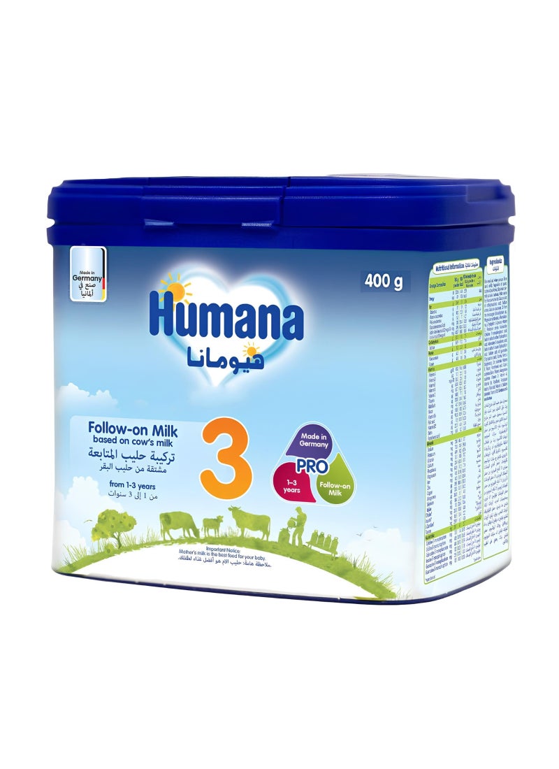 Humana Formula Stage 3 400g - Image 1